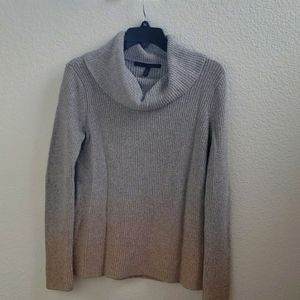 2 Tone Metallic Sweater Size M WHBM